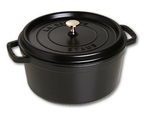 STAUB Cocotte ronde 22 cm noir