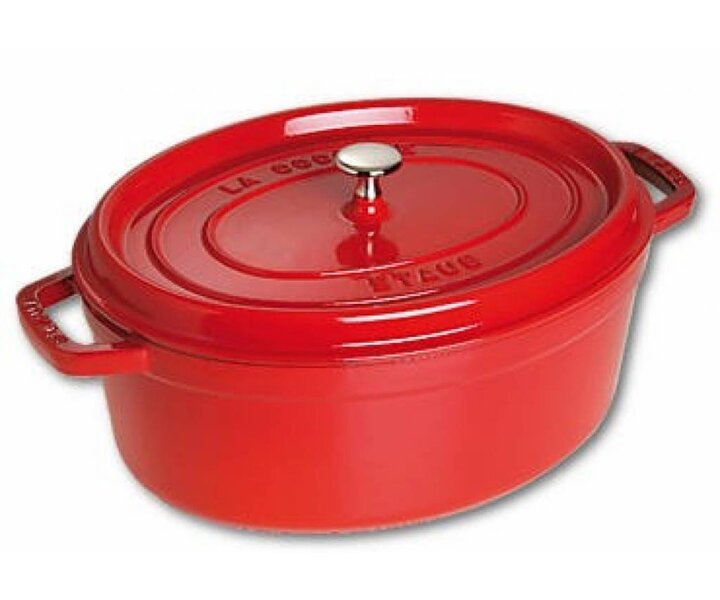 STAUB Cocotte ovale 29 cm rouge