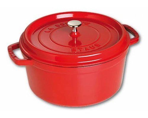 STAUB Cocotte rond 30 cm rood