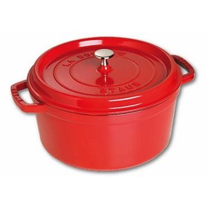 STAUB Cocotte round 26 cm red