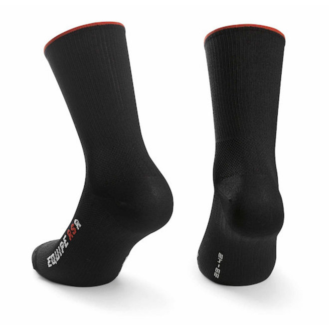 Assos RSR Socks  Zwart/Rood