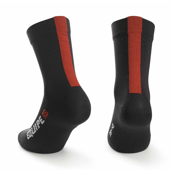 Assos RS Socks  Zwart/Rood