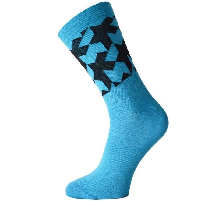 Assos Monogram Socks evo sokken Licht Blauw