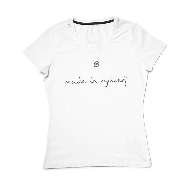 T-Shirt Made in Cycling" SS Dames " Wit