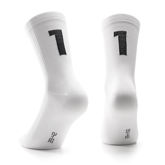 Assos Poker Socks Sokken Wit