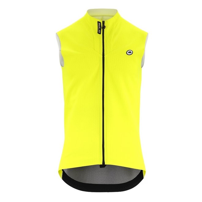 Assos Mille GTS spring fall vest Fluo Yellow