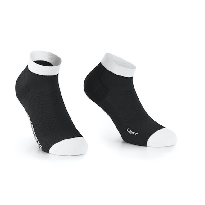 Assos RS Socks Superleger Low Zwart