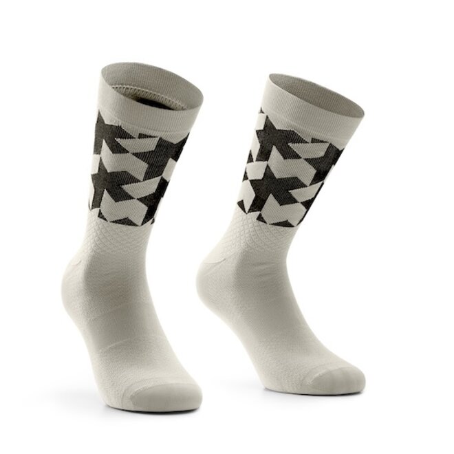 Assos Monogram Socks evo sokken Moon Sand