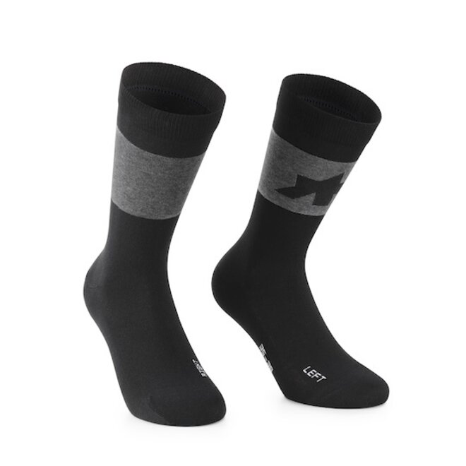 ASSOSOIRES Signature Socks EVO Zwart