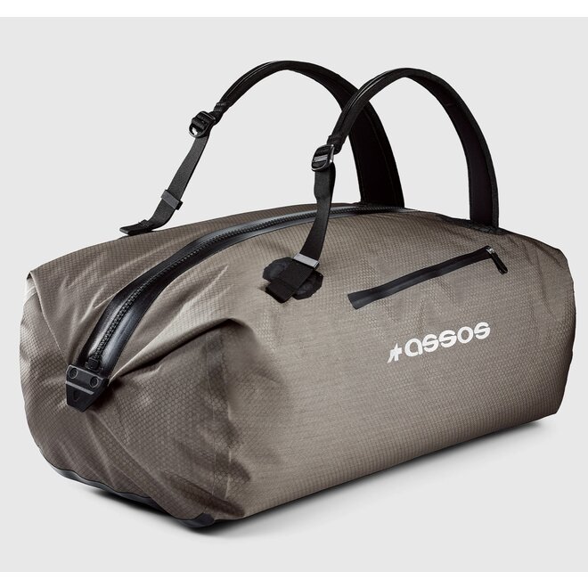 Assos x Ortlieb Duffle Bag 60L Dark Sand