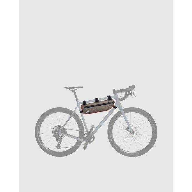 Assos x Ortlieb Frame-Pack Toptube 3L Dark Sand/Rooibos