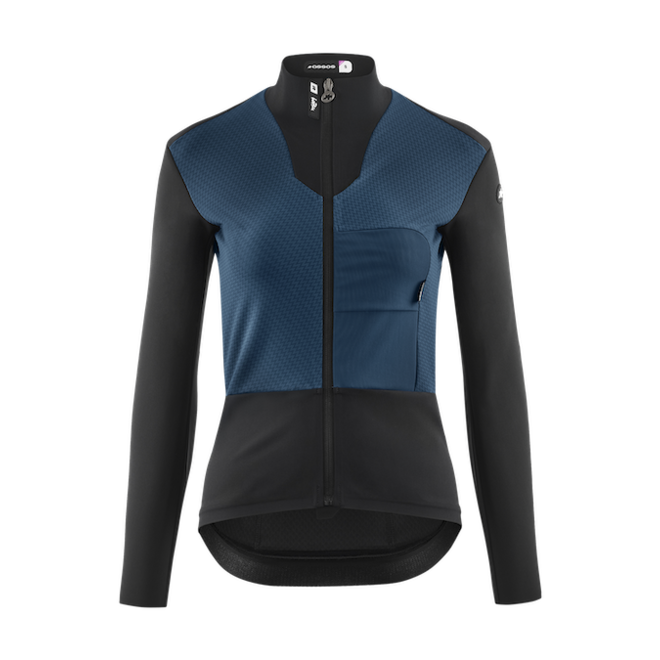 Assos Dyora R Habu Winter Jacket S11 Dames Blauw/Groen