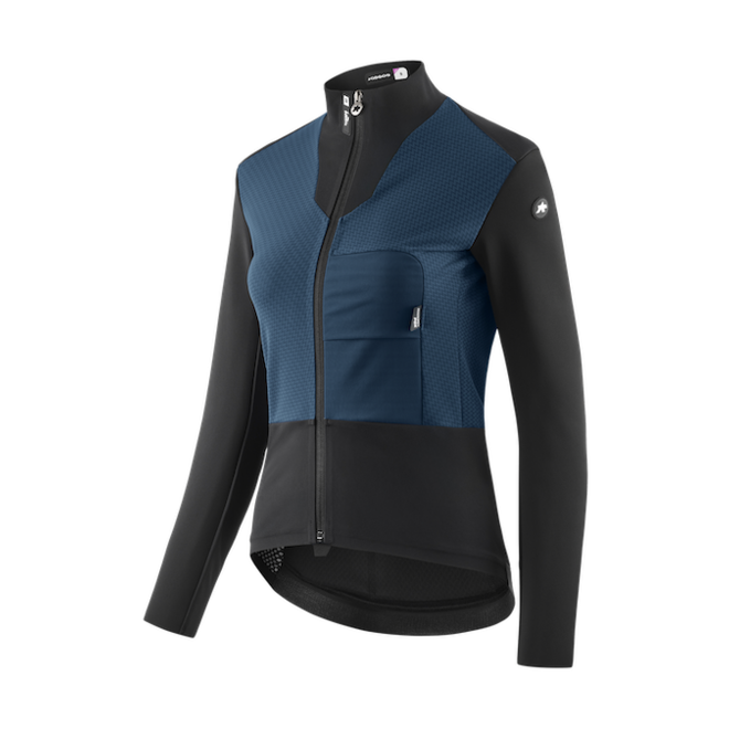 Assos Dyora R Habu Winter Jacket S11 Dames Blauw/Groen