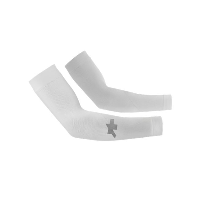Assos Summer Arm UV Protector P1 Wit Armstukken Armwarmers