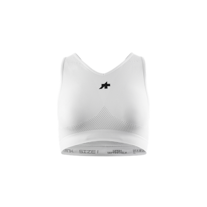 Women's Cropped Tank Skin Layer P1 Wit