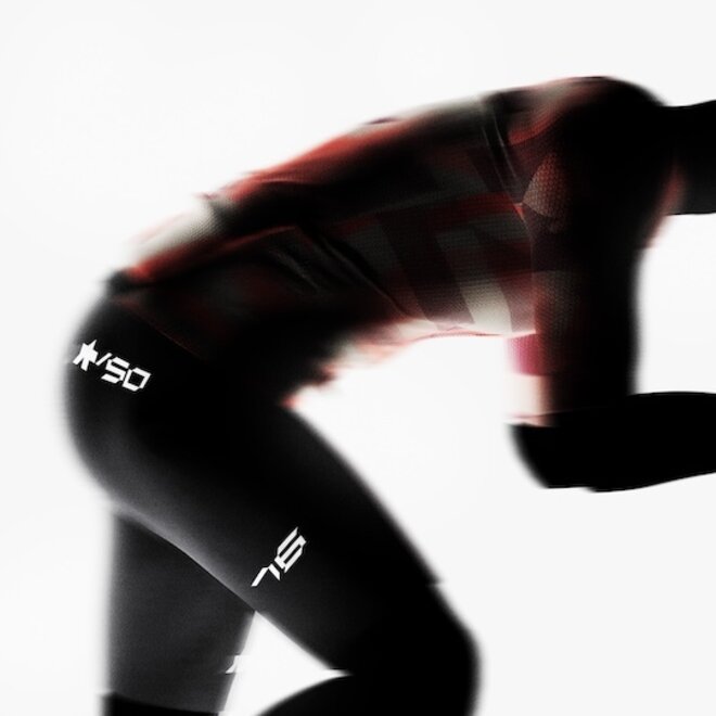 Equipe R Bib Shorts S11 A/50 Donker Grijs
