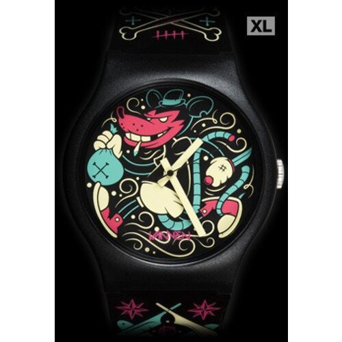 Kidrobot Rat Bastard Vannen XL Watch (Black) by Kronk [150pcs]