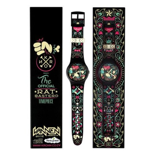 Kidrobot Rat Bastard Vannen XL Watch (Black) by Kronk [150pcs]