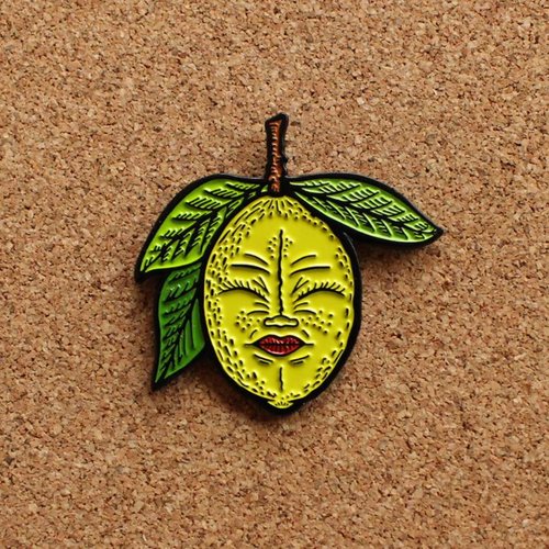 Creamlab Lemony Pin (Soft Enamel) by Creamlab