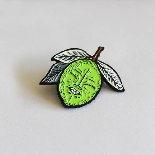 Creamlab Lemony Pin (Soft Enamel) by Creamlab