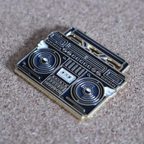 Creamlab BMBOX Pin (Soft Enamel) by Elena Kazi