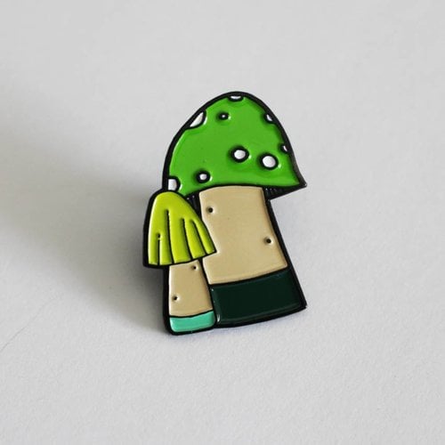 Creamlab Huoli Family Funghi Pin (Soft Enamel) by Taylored Curiosities