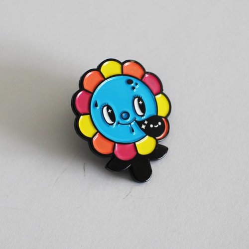 Creamlab Megalopolitan Bloom Pin (Soft Enamel) by Squink