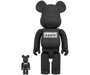 Medicom Toy 400% & 100% Bearbrick set - Oasis (Black Rubber)