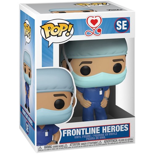 Funko Male Frontline Worker (Blue) POP! Special Edition