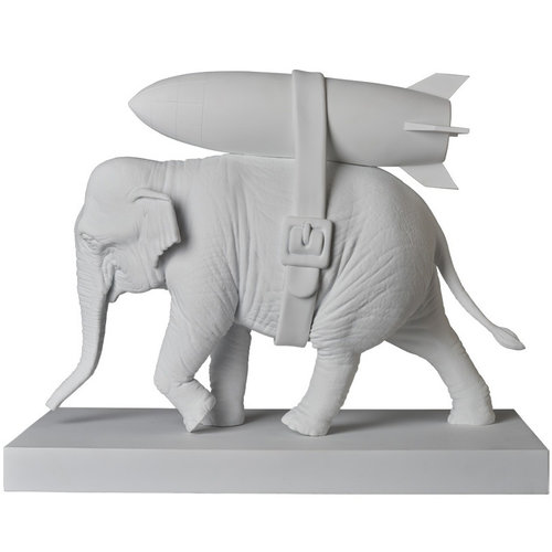 Medicom Toys Elephant w/ Bomb (White) by Banksy (BRANDALISM) Medicom Toys Elephant w/ Bomb (White) by Banksy (BRANDALISM)