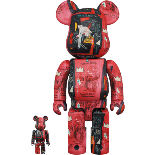 Medicom Toy 400% & 100% Bearbrick set - Andy Warhol x Jean-Michel Basquiat (New Flame) Medicom Toy 400% & 100% Bearbrick set - Andy Warhol x Jean-Michel Basquiat (New Flame)