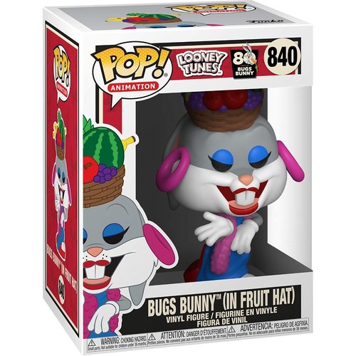 Funko Bugs Bunny in Fruit Hat #840 (80th Anniversary) POP! Animation