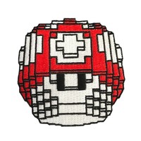 Mushroom Embroidered patch by Vuitbits