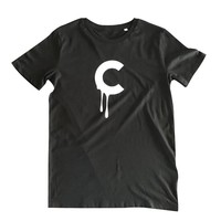 C-drip (Black) T-shirt by Kloes
