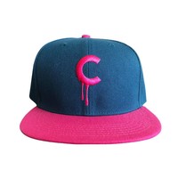C-drip Snapback (Pink & Blue) by Kloes