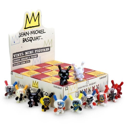 Kidrobot Jean-Michel Basquiat Faces Dunny series 2