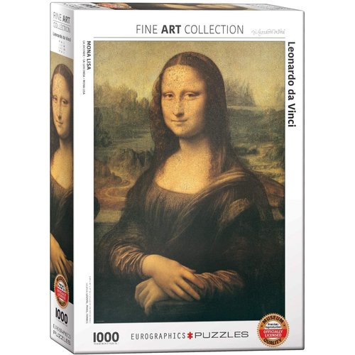 Eurographics Mona Lisa Puzzle (1000 pcs) by Leonardo Da Vinci
