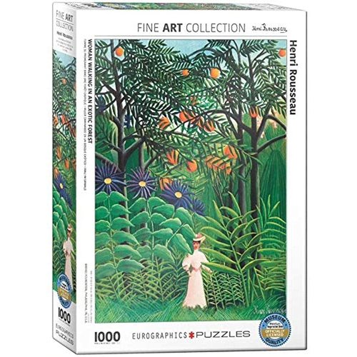 Eurographics Woman in an Exotic Forest Puzzle (1000 pcs) by Henri Rousseau Eurographics Woman in an Exotic Forest Puzzle (1000 pcs) by Henri Rousseau