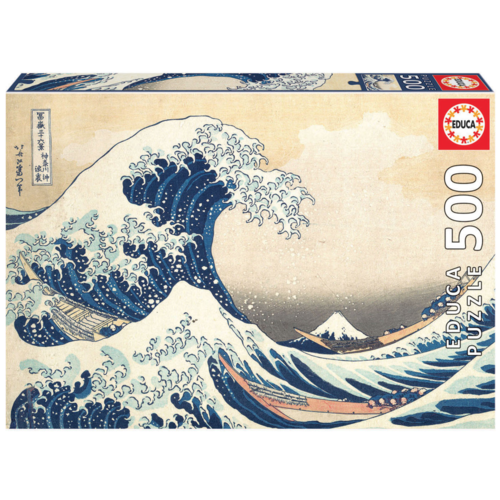 Educa The Great Wave of Kanagawa Puzzle (500 pcs) by Katsushika Hokusai