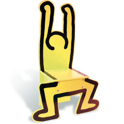 Vilac Standing Man Chair (Yellow) by Keith Haring Vilac Standing Man Chair (Yellow) by Keith Haring