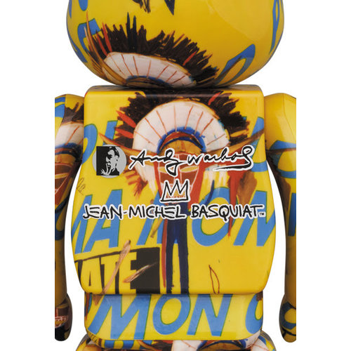 Medicom Toy 1000% Bearbrick - Andy Warhol x Jean-Michel Basquiat (V3 - Coma  Mom)