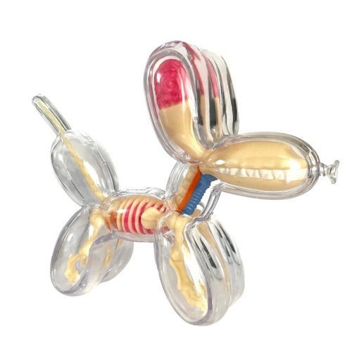 4D Master 4.5" Balloon Dog Anatomy (Clear) by Jason Freeny 4D Master 4.5" Balloon Dog Anatomy (Clear) by Jason Freeny