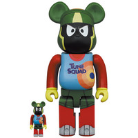 400% & 100% Bearbrick set - Tasmanian Devil (Space Jam) by Medicom