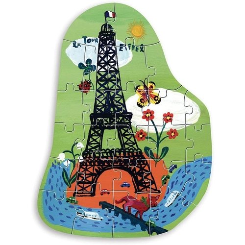 Vilac Eiffel Tower 3 Puzzles by Nathalie Lété