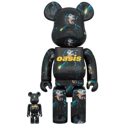 Medicom Toys 400% & 100% Bearbrick set - Oasis Knebworth 1996 (Liam Gallagher) Medicom Toys 400% & 100% Bearbrick set - Oasis Knebworth 1996 (Liam Gallagher)