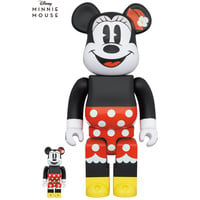 400% & 100% Bearbrick Set - Minnie Mouse (Walt Disney)