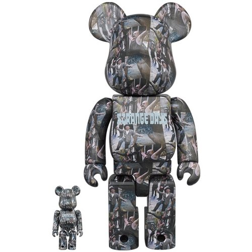 400% & 100% Bearbrick Set - Strange Days (The Doors) by Medicom