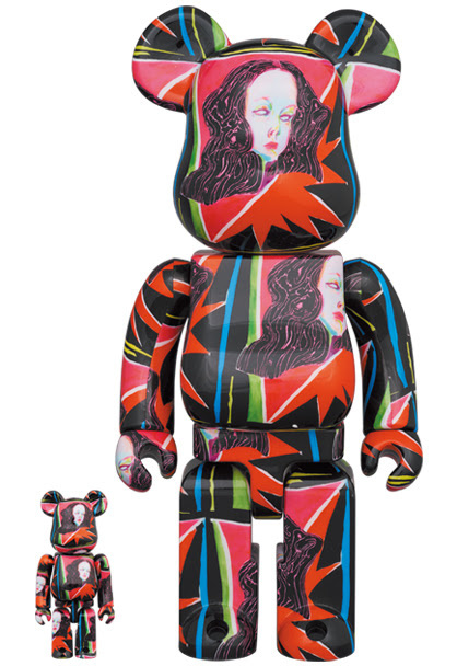 400% & 100% Bearbrick Set - Goddess (Saiko Otake) by Medicom Toys