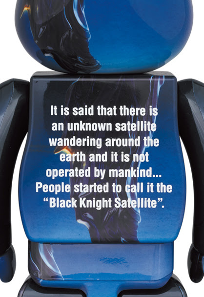 Medicom Toy 1000% Bearbrick - Black Knight Satellite