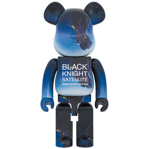 Medicom Toy 1000% Bearbrick - Black Knight Satellite